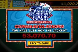 triple sevens blackjack