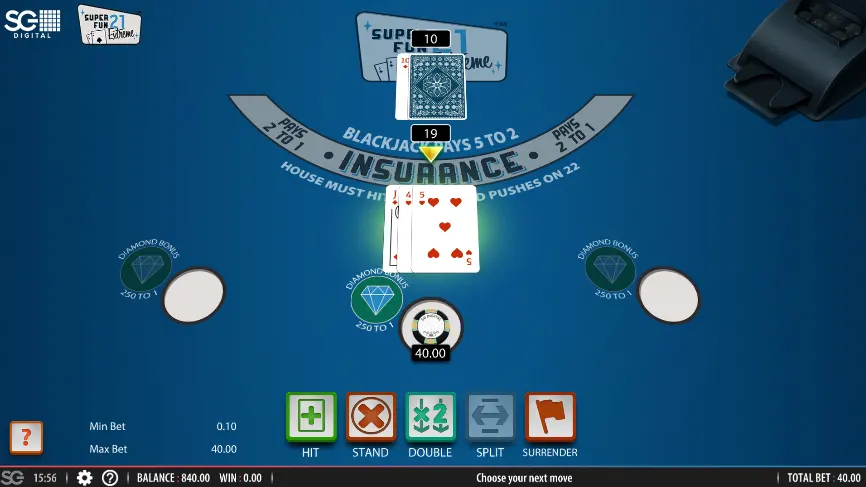 blackjack surrender after hitting