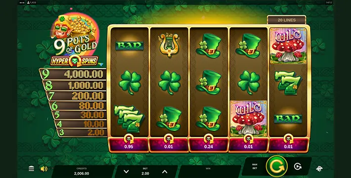 9 Pots of Gold HyperSpins theme