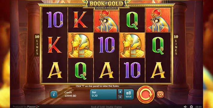 Book of Gold: Double Chance theme