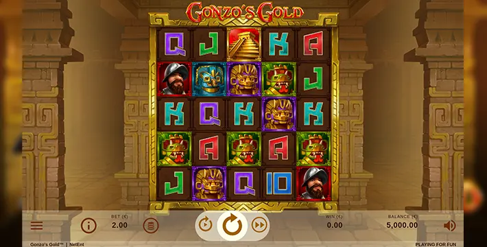 Gonzo’s Gold theme