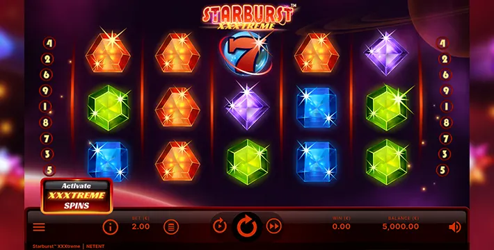 Starburst XXXtreme theme