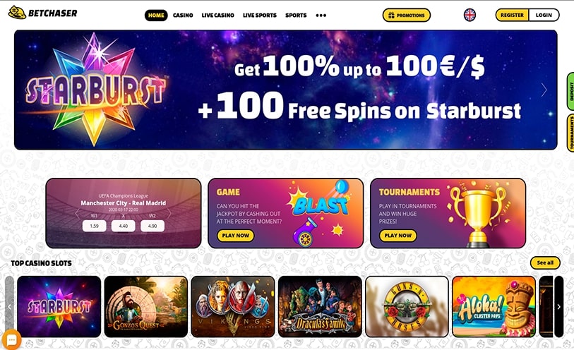 betchaser casino регистрация