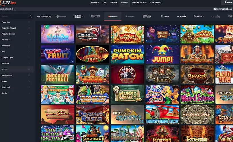 BUFF.bet Casino Spielautomaten