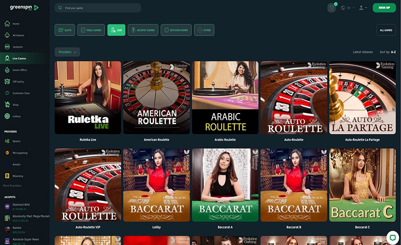 официальный сайт Green Spin Casino  50 руб