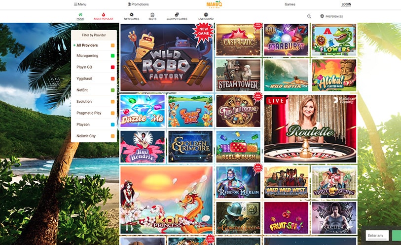 Mango casino recension de